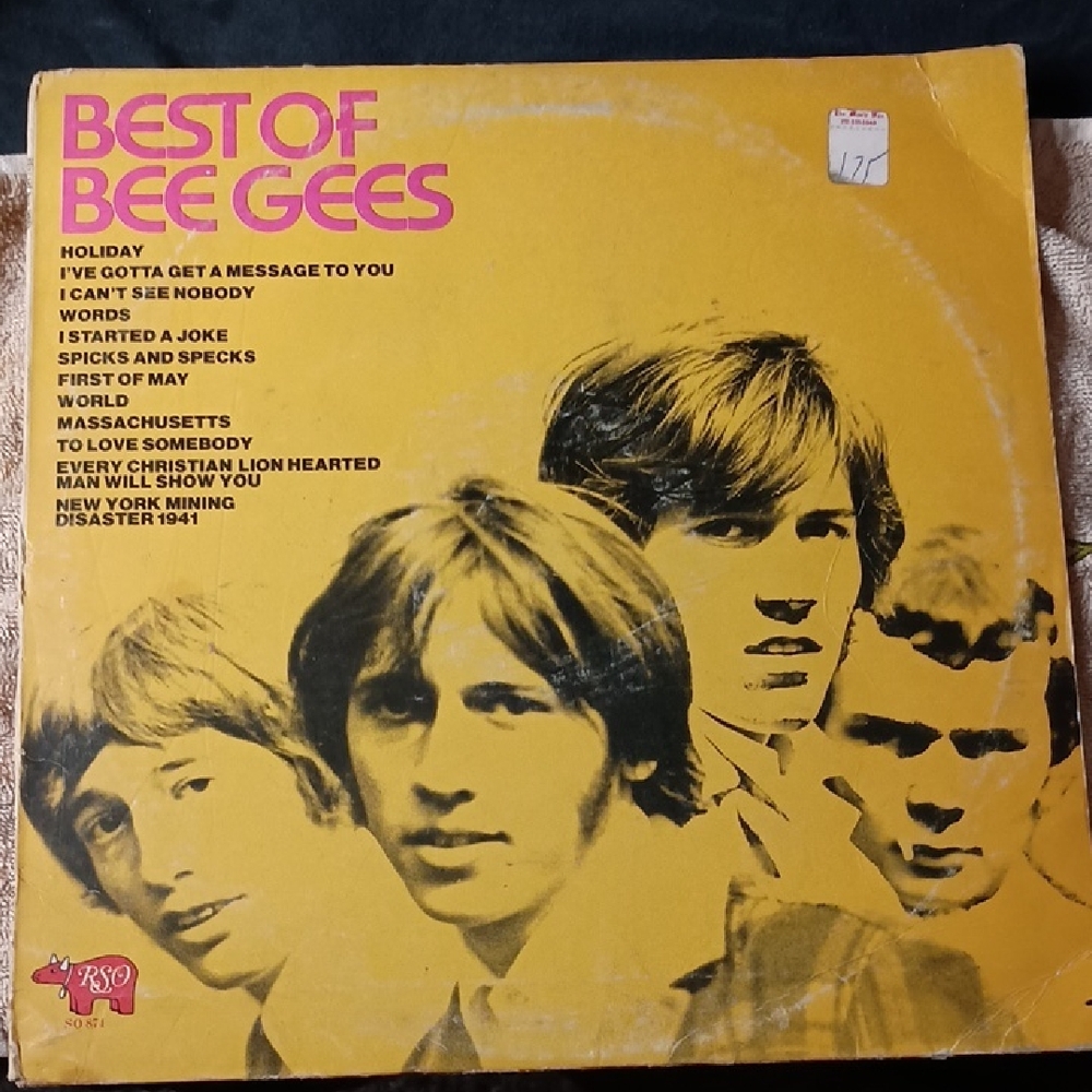 RSQ Best of Bee Gees Vinyl - Yellow Cover